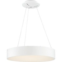  Orbit Drum Pendant Pendant Light - White