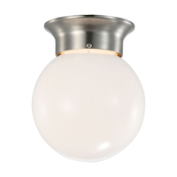  Flush Mount Ceiling Light - Brushed Nickel