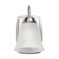  1 Bulb Wall Sconce - Brushed Nickel