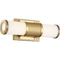  Caper 1 Bulb Wall Sconce - Brushed Brass