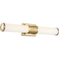  Caper 2 Bulb Bathroom Lighting - Brushed Brass