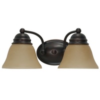 Bathroom Lighting (2 Bulbs) 14-7/8" Width Bathroom Lighting (2 Bulbs) 14-7/8" Width