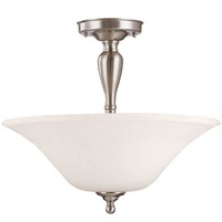  Dupont Semi Flush Mount Ceiling Light - Brushed Nickel