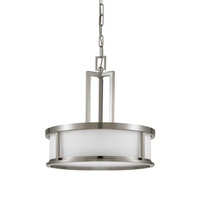  Odeon Drum Pendant Pendant Light - Brushed Nickel