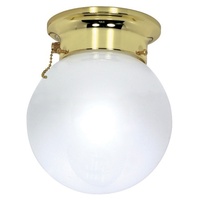 Flush Mount Ceiling Light 8" Width