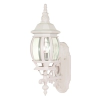  Central Park Entrance Outdoor Wall Light - White