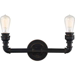 N605792 Iron Multi Bulb Wall Sconce - Industrial Bronze