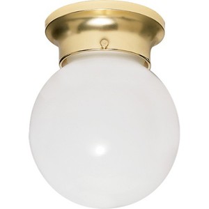 N606028 Flush Mount Ceiling Light - Polished Brass N606028 Flush Mount Ceiling Light - Polished Brass