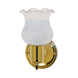 N606097 1 Bulb Wall Sconce - Polished Brass N606097 1 Bulb Wall Sconce - Polished Brass