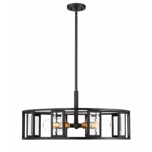 N606416 Payne Linear Pendant Pendant Light - Black