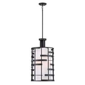 N606433 Lansing Down Light Pendant Light - Textured Black