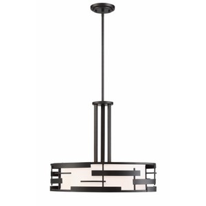 N606435 Lansing Linear Pendant Pendant Light - Textured Black