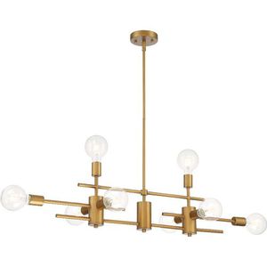 N606872 Delphi Linear Pendant Pendant Light - Aged Gold