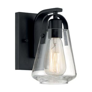 N607101 Skybridge 1 Bulb Wall Sconce - Matte Black N607101 Skybridge 1 Bulb Wall Sconce - Matte Black