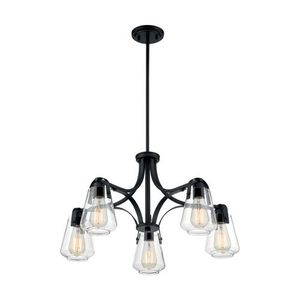 N607105 Skybridge Mid Sized Chandelier Chandelier - Matte Black N607105 Skybridge Mid Sized Chandelier Chandelier - Matte Black
