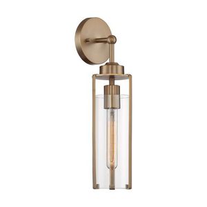 N607151 Marina 1 Bulb Wall Sconce - Burnished Brass N607151 Marina 1 Bulb Wall Sconce - Burnished Brass