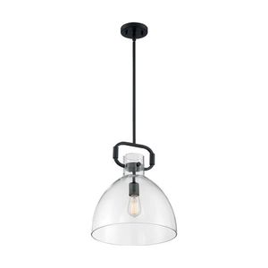 N607152 Teresa Down Light Pendant Light - Matte Black