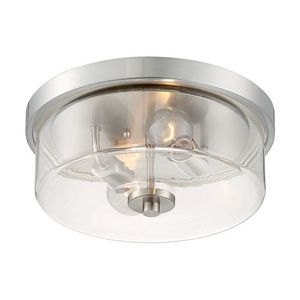 N607168 Sommerset Flush Mount Ceiling Light - Brushed Nickel N607168 Sommerset Flush Mount Ceiling Light - Brushed Nickel
