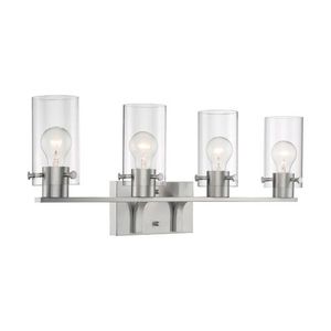 N607174 Sommerset 4 or More Bulb Bathroom Lighting - Brushed Nickel N607174 Sommerset 4 or More Bulb Bathroom Lighting - Brushed Nickel