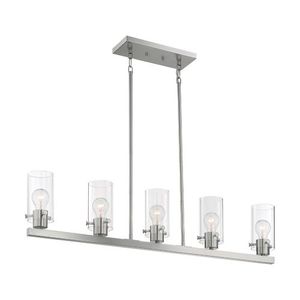 N607176 Sommerset Linear Pendant Pendant Light - Brushed Nickel N607176 Sommerset Linear Pendant Pendant Light - Brushed Nickel