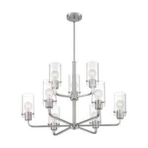 N607179 Sommerset Mid Sized Chandelier Chandelier - Brushed Nickel N607179 Sommerset Mid Sized Chandelier Chandelier - Brushed Nickel