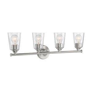 N607184 Bransel 4 or More Bulb Bathroom Lighting - Brushed Nickel