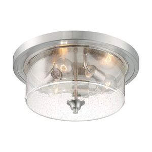 N607191 Bransel Flush Mount Ceiling Light - Brushed Nickel