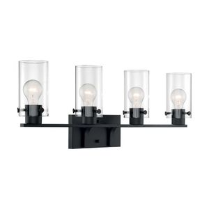 N607274 Sommerset 4 or More Bulb Bathroom Lighting - Matte Black N607274 Sommerset 4 or More Bulb Bathroom Lighting - Matte Black