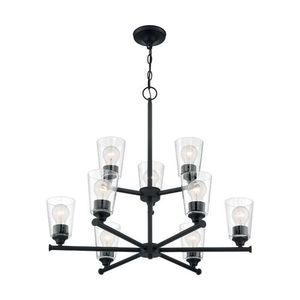N607289 Bransel Mid Sized Chandelier Chandelier - Matte Black N607289 Bransel Mid Sized Chandelier Chandelier - Matte Black