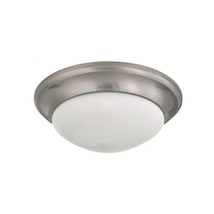 N603271 Flush Mount Ceiling Light - Brushed Nickel / Frosted N603271 Flush Mount Ceiling Light - Brushed Nickel / Frosted