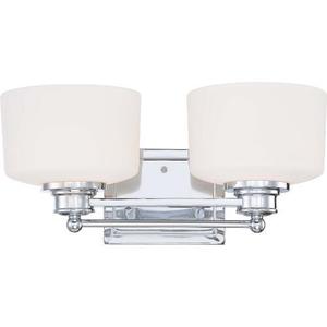 N604582 Soho 2 Bulb Bathroom Lighting - Polished Chrome