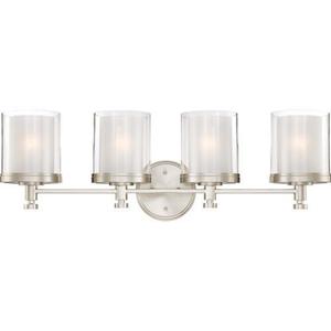 N604644 Decker 4 or More Bulb Bathroom Lighting - Brushed Nickel