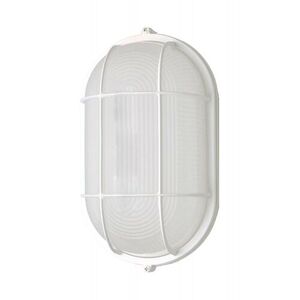 N621410 Bulk Head 1 Bulb Wall Sconce - White