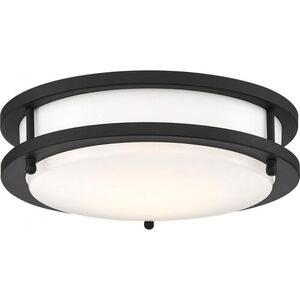 N621435 Glamour Flush Mount Ceiling Light - Black