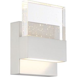 N621501 Ellusion 1 Bulb Wall Sconce - Polished Nickel