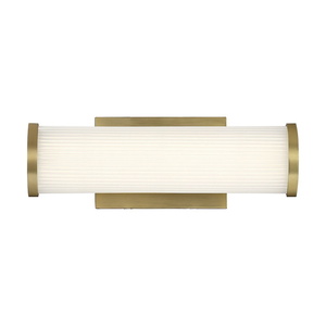 N621591 Lena 1 Bulb Wall Sconce - Brushed Brass