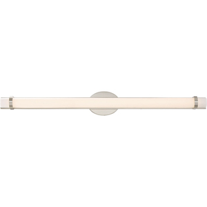 N62935 Slice 4 or More Bulb Bathroom Lighting - Polished Nickel