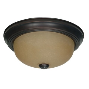 N601255 Flush Dome Flush Mount Ceiling Light - Mahogany Bronze / Champagne N601255 Flush Dome Flush Mount Ceiling Light - Mahogany Bronze / Champagne