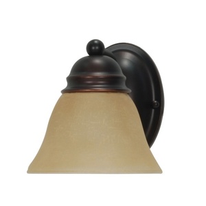 N601269 Empire 1 Bulb Wall Sconce - Mahogany Bronze / Champagne N601269 Empire 1 Bulb Wall Sconce - Mahogany Bronze / Champagne