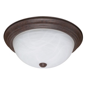 N60206 Flush Dome Flush Mount Ceiling Light - Old Bronze / Alabaster N60206 Flush Dome Flush Mount Ceiling Light - Old Bronze / Alabaster