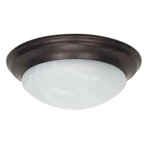 N60281 Flush Mount Ceiling Light - Old Bronze / Alabaster N60281 Flush Mount Ceiling Light - Old Bronze / Alabaster