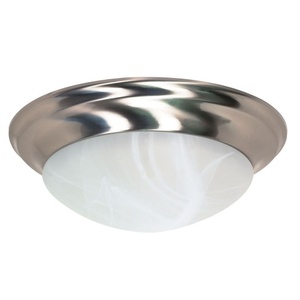 N60285 Flush Mount Ceiling Light - Brushed Nickel / Alabaster N60285 Flush Mount Ceiling Light - Brushed Nickel / Alabaster