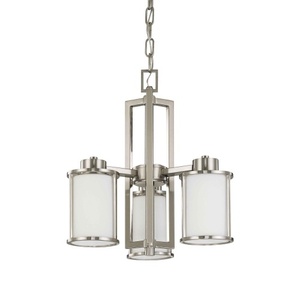 N602851 Odeon Mini Chandelier - Brushed Nickel