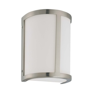 N602868 Odeon 1 Bulb Wall Sconce - Brushed Nickel