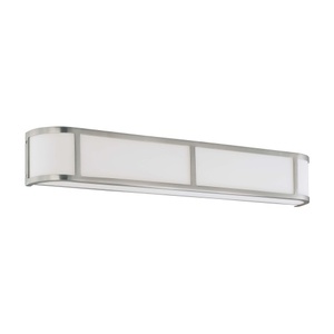 N602875 Odeon 4 or More Bulb Bathroom Lighting - Brushed Nickel