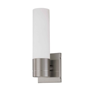 N602934 Link 1 Bulb Wall Sconce - Brushed Nickel