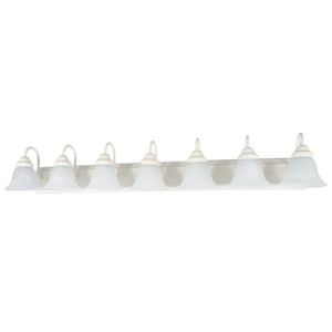 N60294 Ballerina 4 or More Bulb Bathroom Lighting - Textured White / Alabaster N60294 Ballerina 4 or More Bulb Bathroom Lighting - Textured White / Alabaster