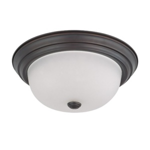 N603146 Flush Dome Flush Mount Ceiling Light - Mahogany Bronze / Frosted N603146 Flush Dome Flush Mount Ceiling Light - Mahogany Bronze / Frosted