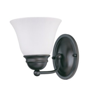 N603165 Empire 1 Bulb Wall Sconce - Mahogany Bronze / Frosted N603165 Empire 1 Bulb Wall Sconce - Mahogany Bronze / Frosted