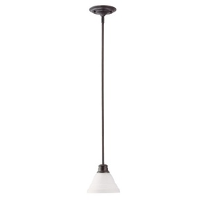 N603172 Empire Mini-Pendant Pendant Light - Mahogany Bronze / Frosted N603172 Empire Mini-Pendant Pendant Light - Mahogany Bronze / Frosted